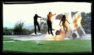 Charlie's Angels car explosion